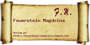 Feuerstein Magdolna névjegykártya